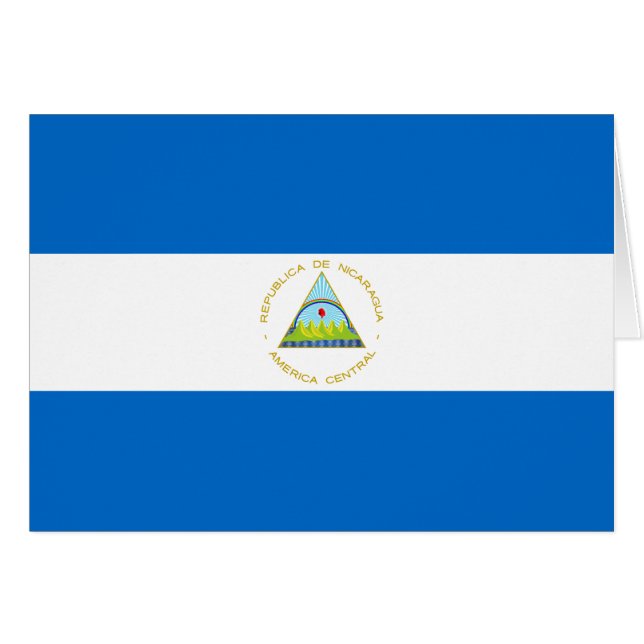 Nicaragua Flag (Front Horizontal)