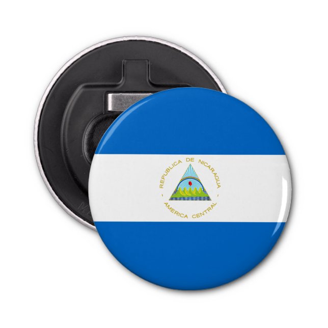 Nicaragua flag bottle opener (Front)