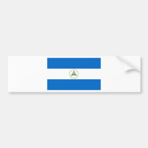 Nicaragua Flag Bumper Sticker