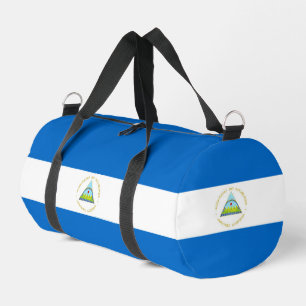 Nicaragua flag duffle bag