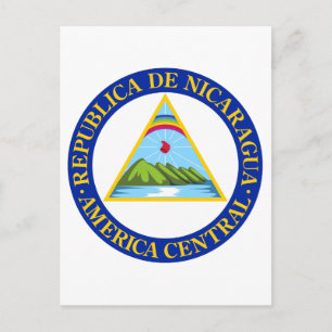 NICARAGUA -  flag/emblem/coat of arms/symbol Postcard