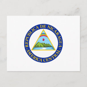 NICARAGUA -  flag/emblem/coat of arms/symbol Postcard