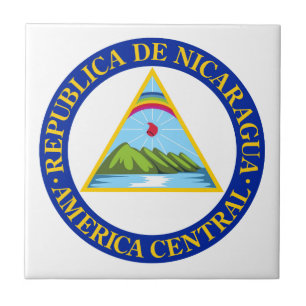 NICARAGUA - flag/emblem/coat of arms/symbol Tile