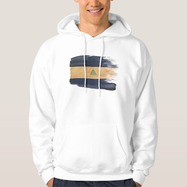 Nicaragua Flag Hoodie (Front)