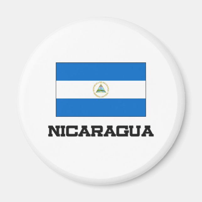 Nicaragua Flag Magnet (Front)
