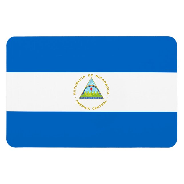 Nicaragua Flag Magnet (Horizontal)