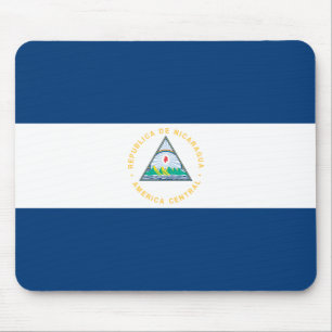 Nicaragua Flag Mouse Mat