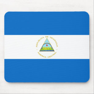 Nicaragua Flag Mouse Mat