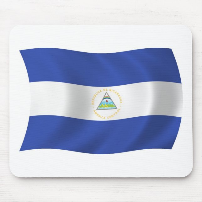 Nicaragua Flag Mousepad (Front)