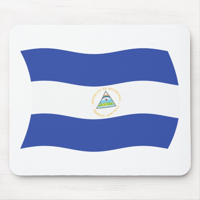 Nicaragua Flag Mousepad (Front)