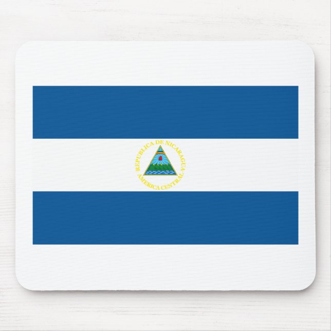 Nicaragua Flag Mousepad (Front)