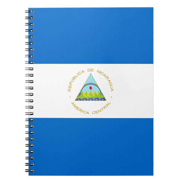 Nicaragua flag notebook (Front)