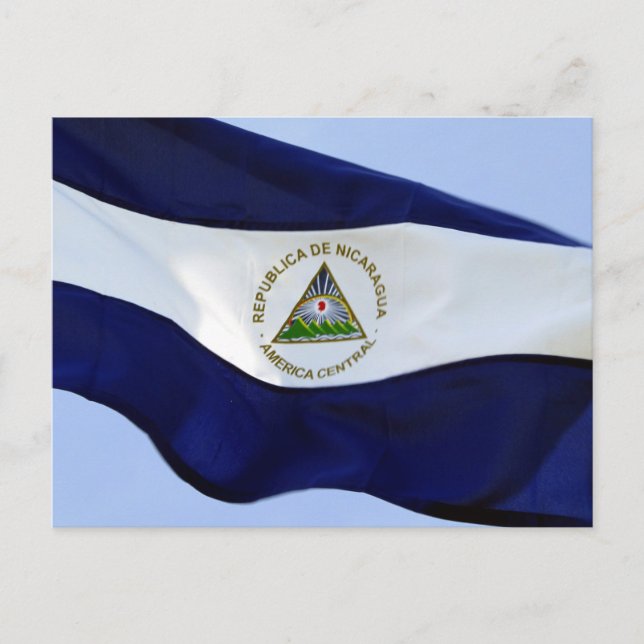 nicaragua flag postcard (Front)