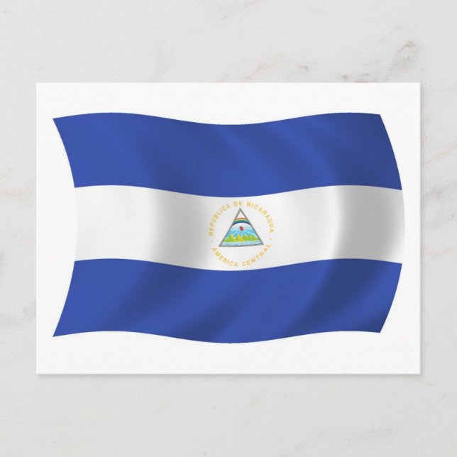 Nicaragua Flag Postcard (Front)