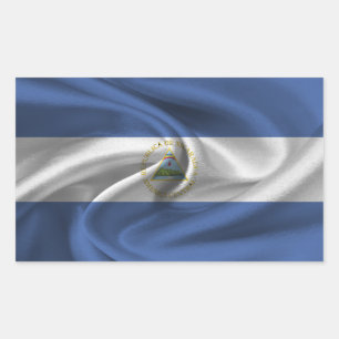 Nicaragua Flag Rectangular Sticker