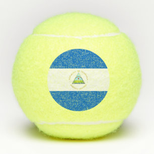 Nicaragua flag tennis balls
