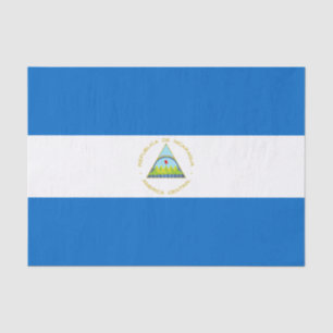 Nicaragua Flag Tissue Paper