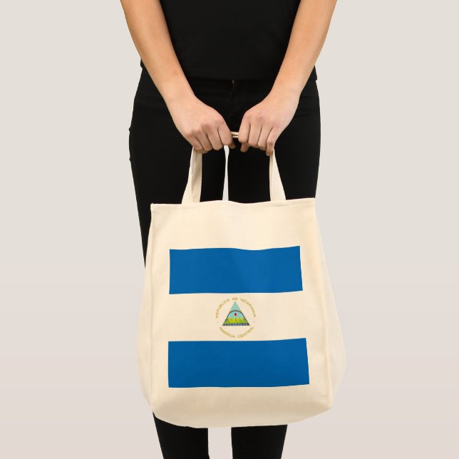 Nicaragua flag tote bag (Front (Product))