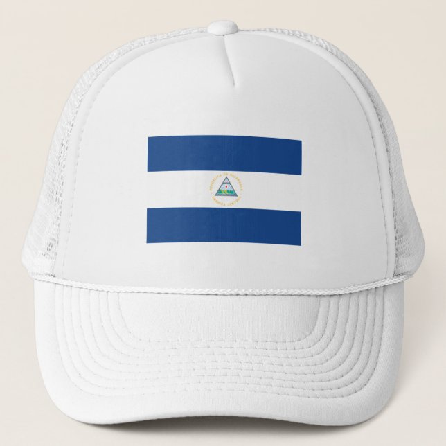 Nicaragua Flag Trucker Hat (Front)