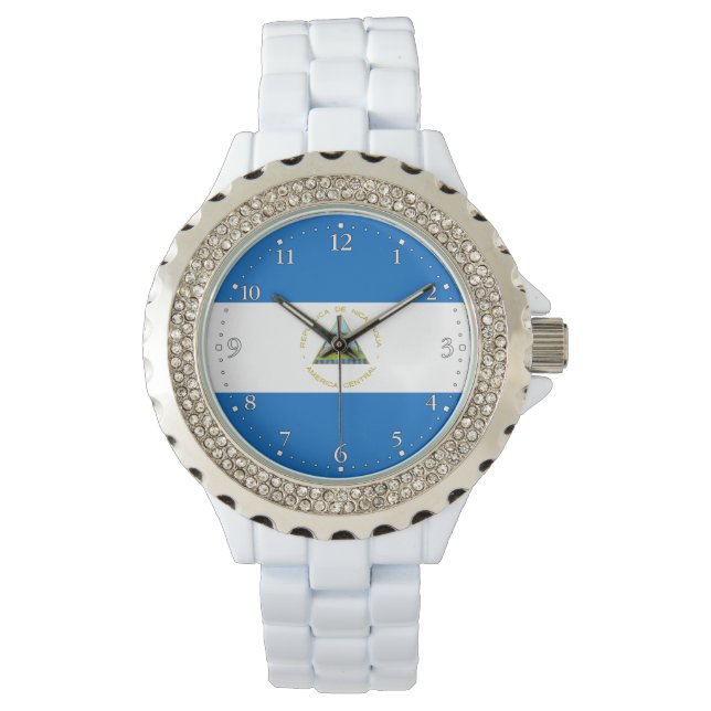 Nicaragua Flag Watch (Front)