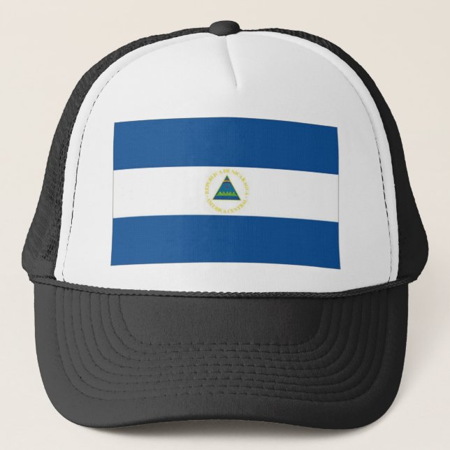 Nicaragua National Flag Trucker Hat (Front)
