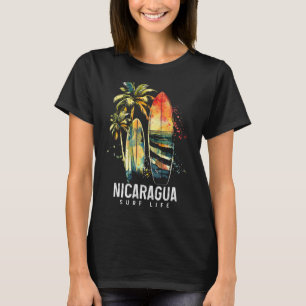 Nicaragua Nica Surf Vintage Surfing Surfer _1 T-Shirt