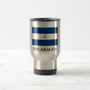 Nicaragua (Nicaraguan) Flag Travel Mug