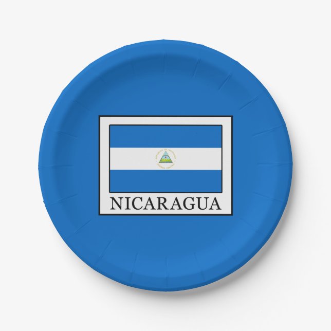 Nicaragua Paper Plate (Front)