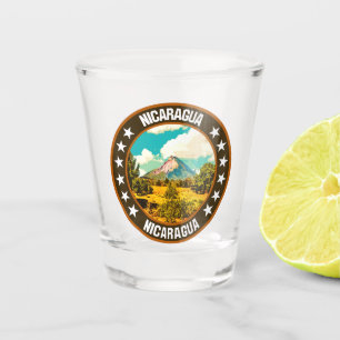 Nicaragua shot glass