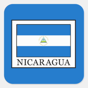 Nicaragua Square Sticker
