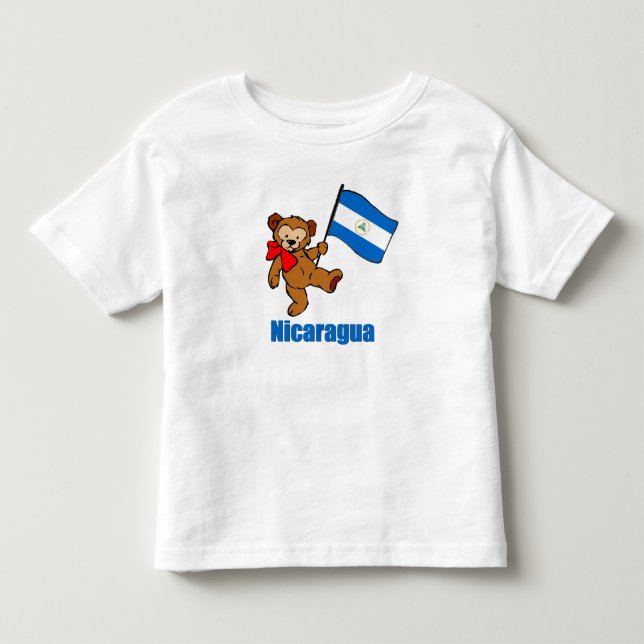 Nicaragua Teddy Bear T-shirts (Front)
