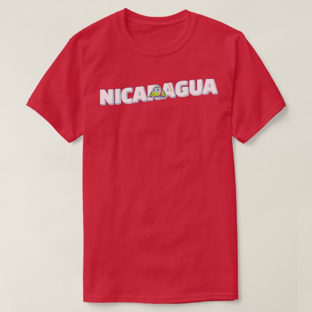Nicaragua Vintage style retro souvenir 2 T-Shirt (Design Front)