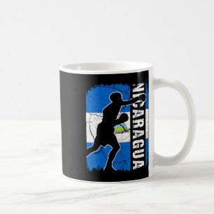 Nicaraguan Boxing Team Nicaragua Flag Boxing Glove Coffee Mug