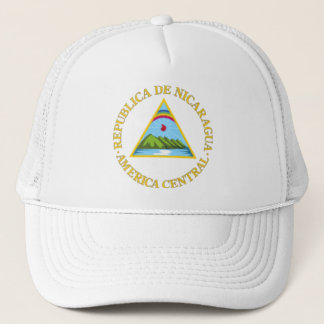 Nicaraguan coat of arms trucker hat