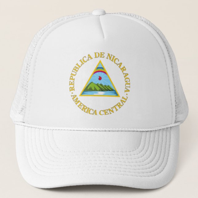 Nicaraguan coat of arms trucker hat (Front)