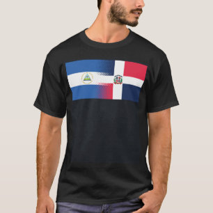 Nicaraguan Dominican Flag Nicaragua Dominican Repu T-Shirt