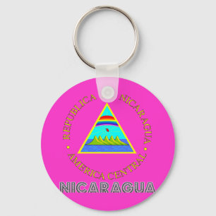 Nicaraguan Emblem Key Ring