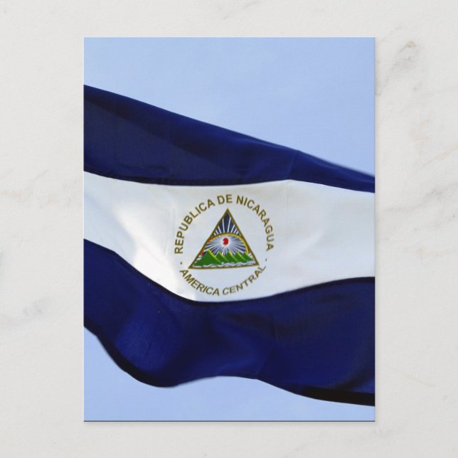 nicaraguan flag postcard (Front)