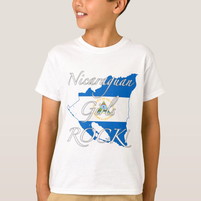 Nicaraguan Girls Rock! T-Shirt (Front)