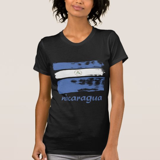 Nicaraguan grunge flag design T-Shirt