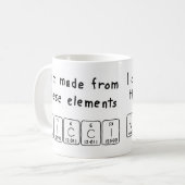 Nicci periodic table name mug (Front Left)