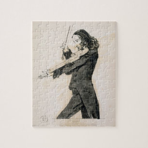 Niccolo Paganini (1782-1840) Playing the Violin, 1 Jigsaw Puzzle