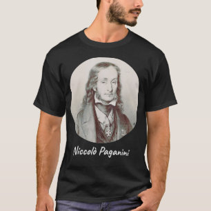 Niccolo Paganini Composer Portrait T-Shirt