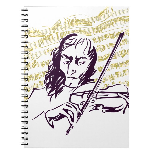 Niccolo_Paganini Notebook (Front)