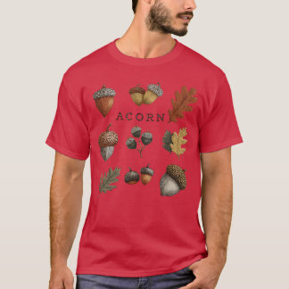 Nice Acorn and Forest Look for Oakrees Lovers frie T-Shirt