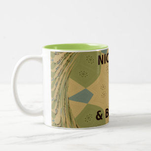 Nice and Better day Two-Tone Classic Coffee Mugs