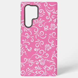 Nice and Cute Pink Ornamental Samsung Galaxy Case