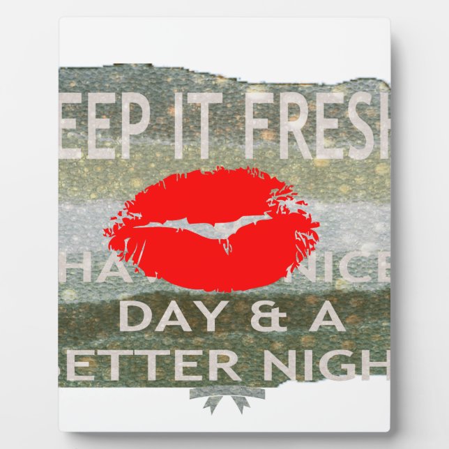 Nice and perfect save the date plaque (Front)