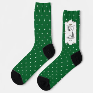 Nice Angel Old English Sheepdog (Gray 1) - Cute Socks