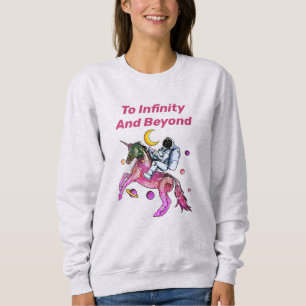 Nice Astronaut Ride Space Unicorn Horse Sweatshirt